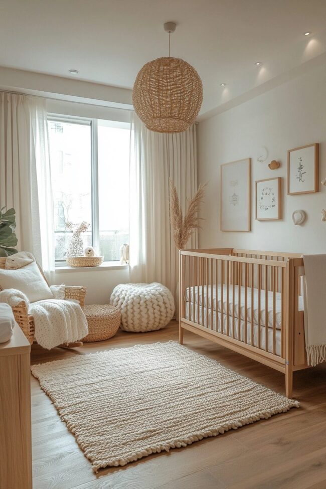 Tranquil Scandinavian Nursery