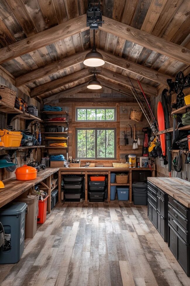 Seaside Rustic Garage