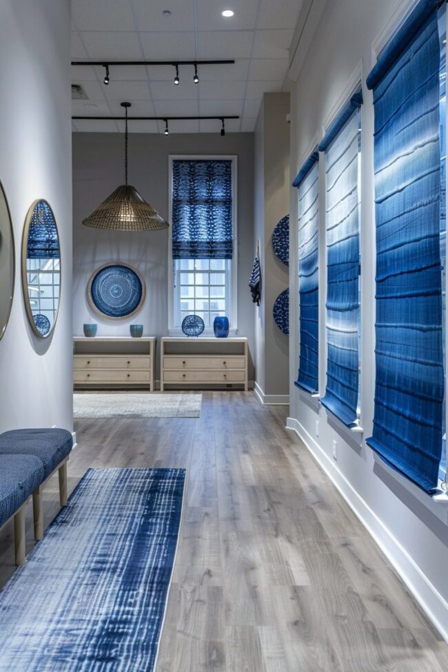 Artisan Shibori Window Treatments