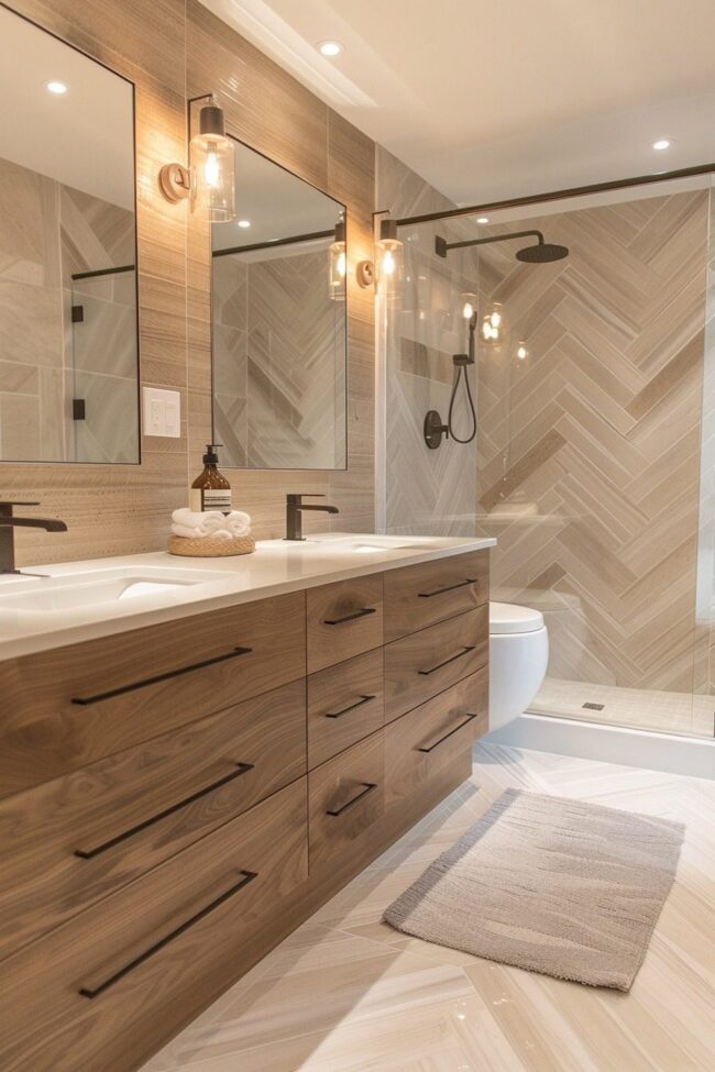 Herringbone Tile Inspirations