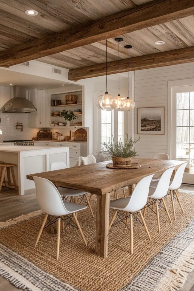 Scandinavian Style Dining Area Design
