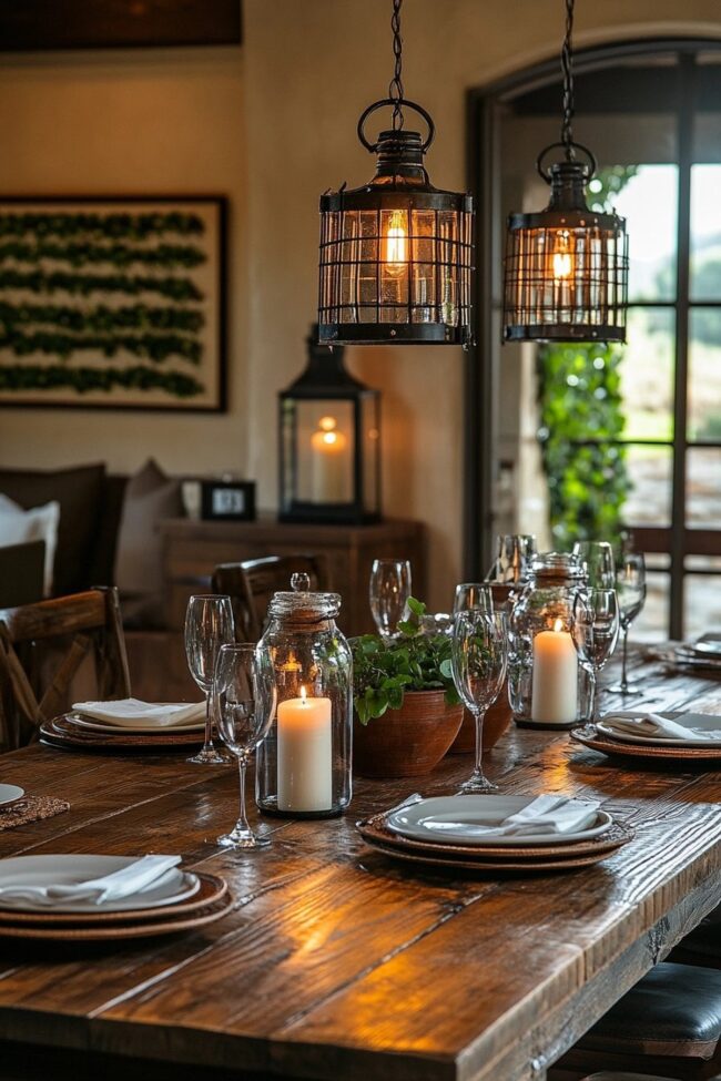 Tuscany-Inspired Dining Under Sunset Skies