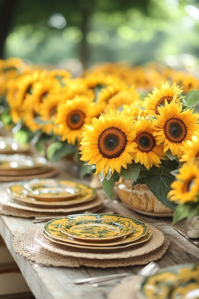 Sunflower Inspired Gathering