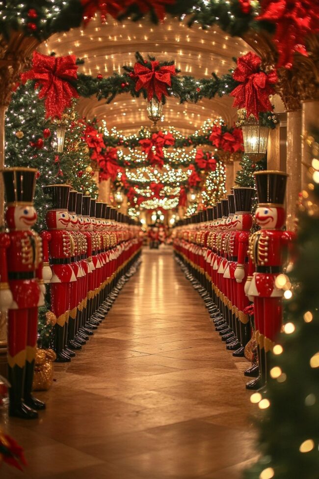 Nutcracker-Inspired Hallway Magic