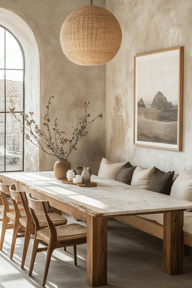 Neutral Dining Sanctuary