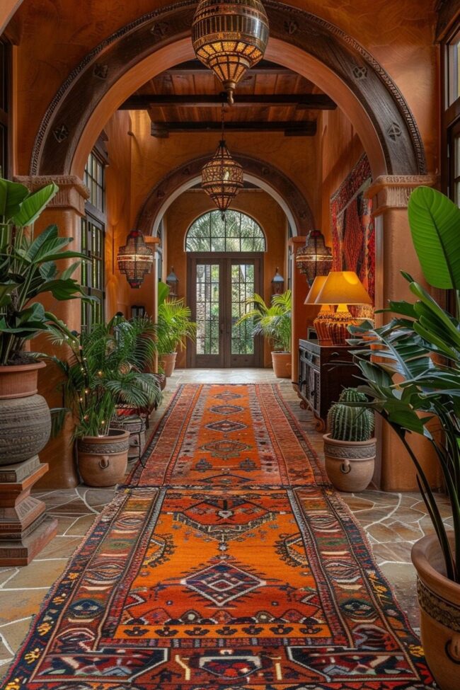 Bohemian Hallway Aesthetics