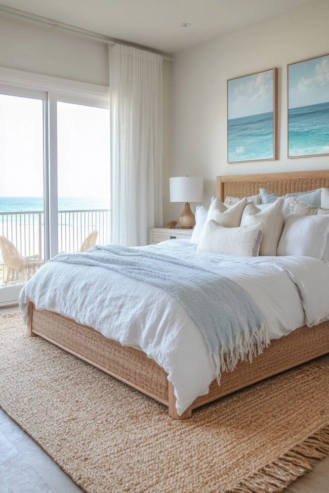 Ocean-Inspired Bedroom