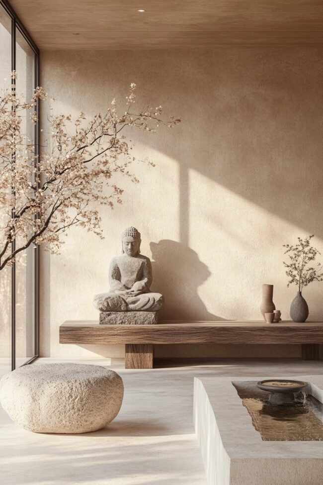 Calm Zen Entrance Design