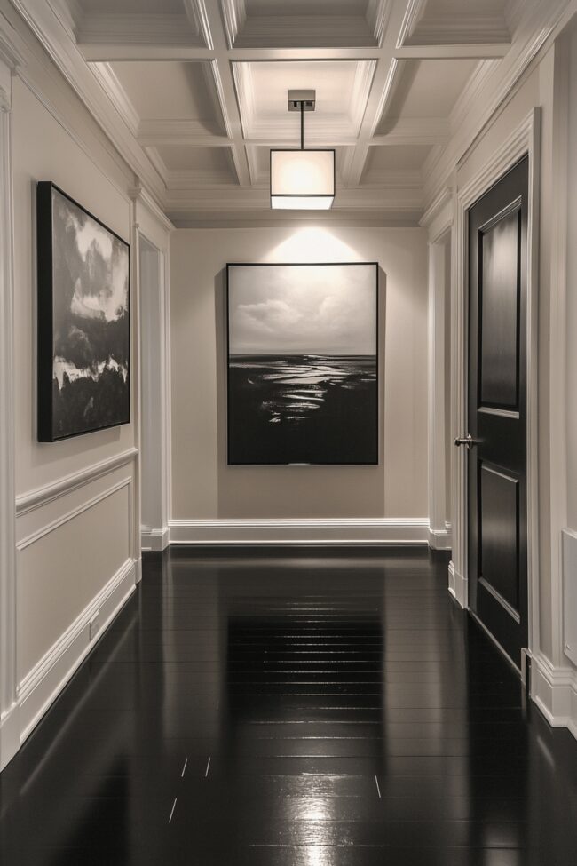 Monochrome Passageway Elegance