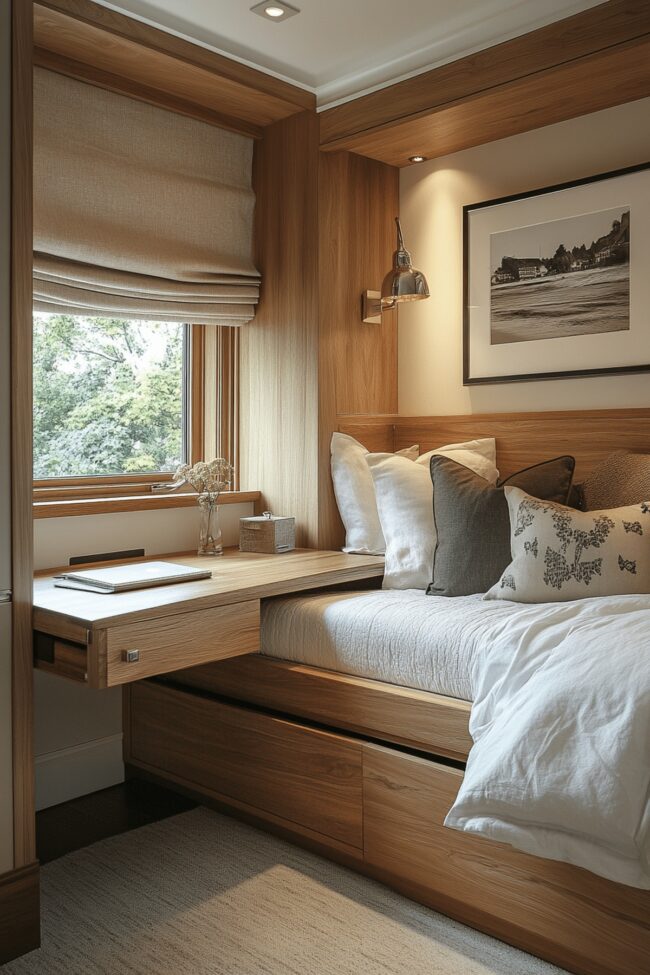 Space-Saving Pull-Out Desk Solutions