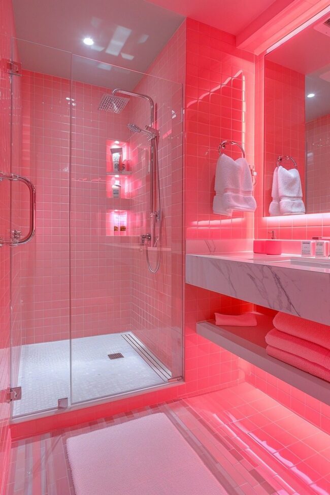 Chic Pink Geometry