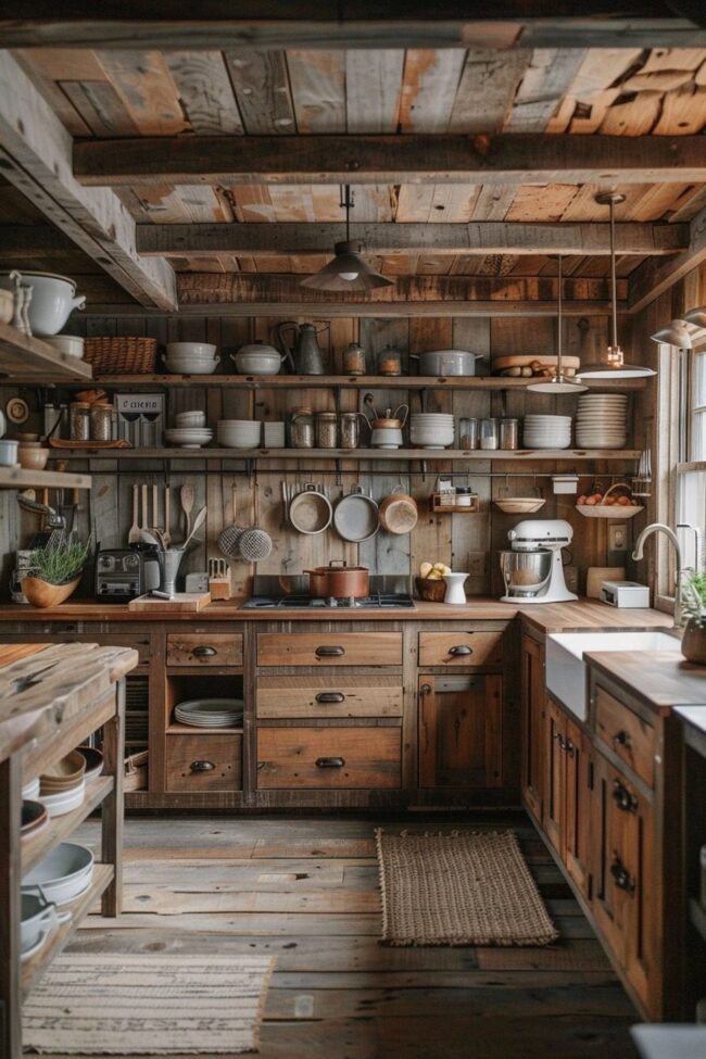 Rustic Farmhouse Kitchen Inspirations