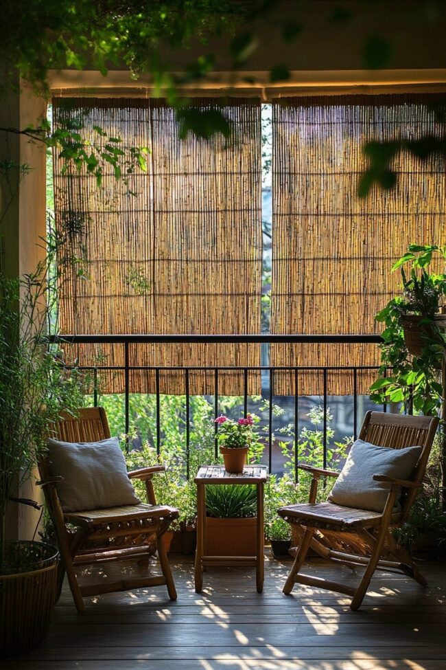 Serene Scandinavian Balcony