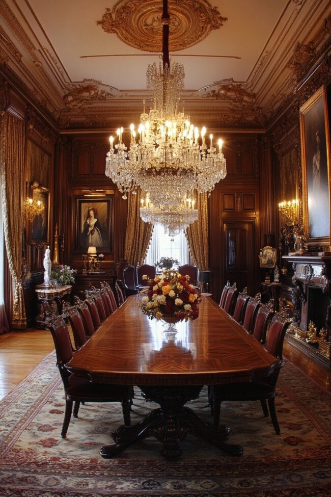 Gilded Age Dining Opulence