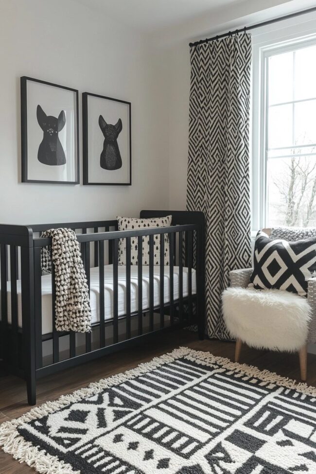 Chic One-Color Nursery Design