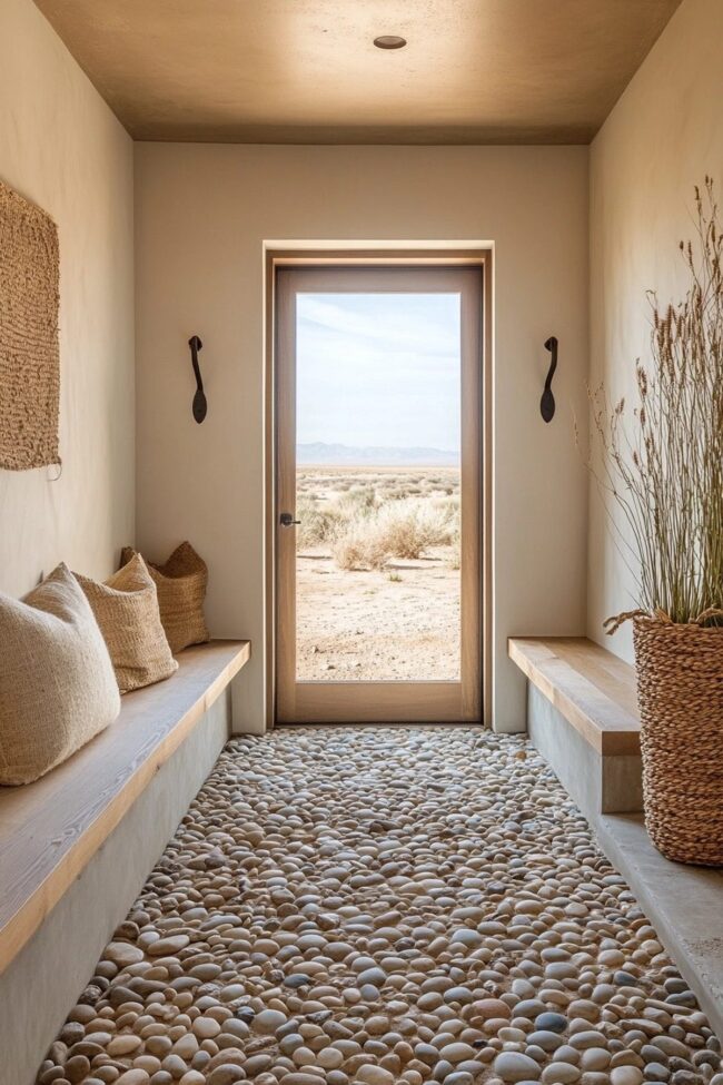 Pebble Pathway Entryway