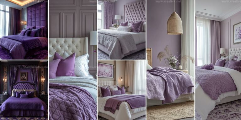 Best Purple Earthy Bedroom Inspirations