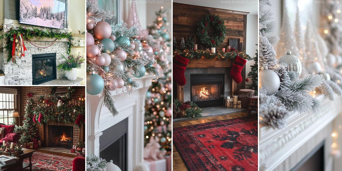 Top Christmas Mantel Decor Ideas