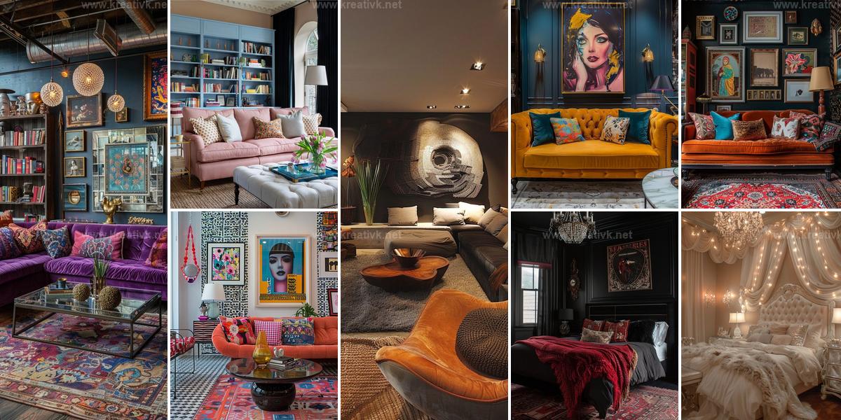Best Eclectic Maximalist Interior Ideas