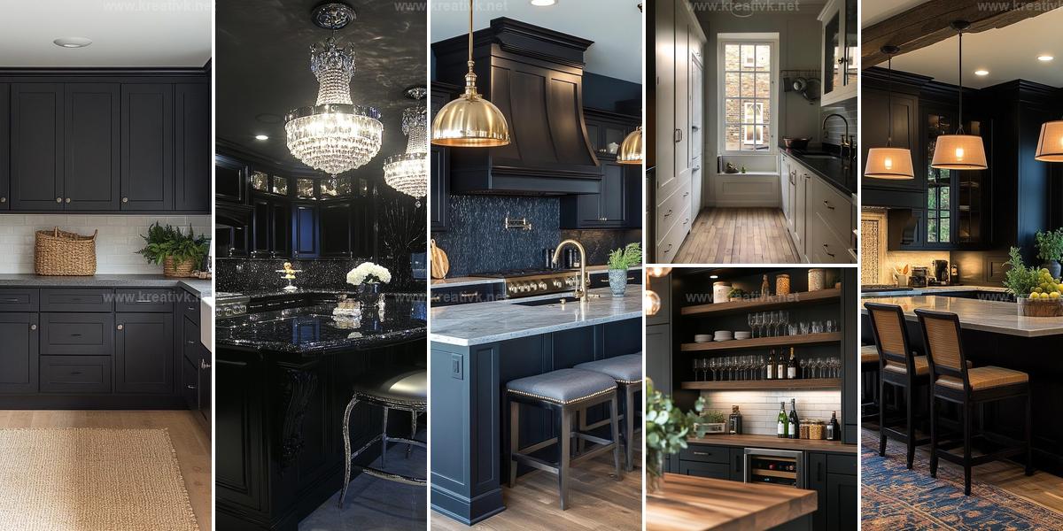 Best Black Kitchen Cabinet Ideas